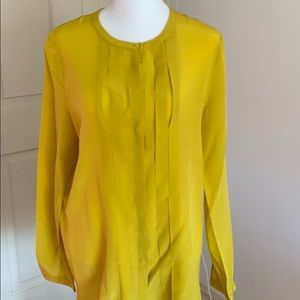 Hugo Boss yellow blouse